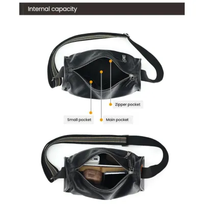 VERSATILE BLACK SATCHEL BAG